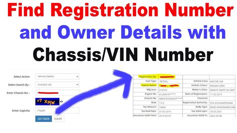 registration number finder.
